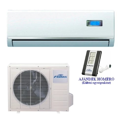 FISHER FSIF-97 HFD heatr inverteres klíma 2,65 kW, hűtő-fűtő