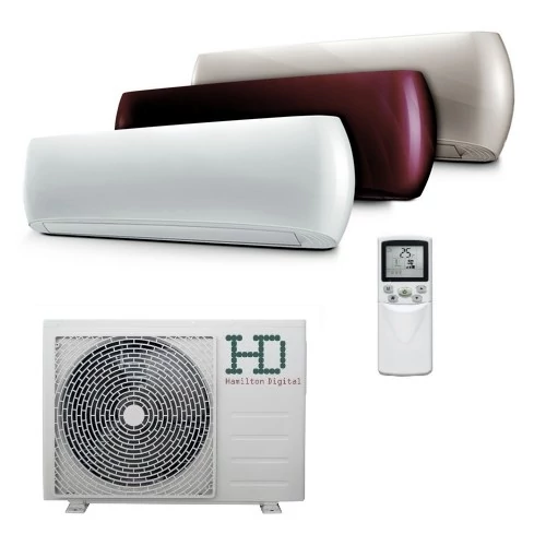 HD HDWI-DSGN-120C bordó/arany/fehér  3,5 kW, inverteres design klíma