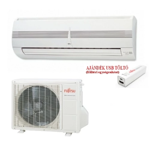 FUJITSU ASY9USCCW/AOY9UFCC split klíma 2,6 kW, hűtő-fűtő